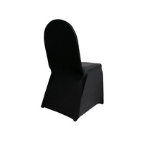 Lycra Spandex Chair Cover - Black 