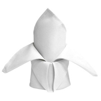 White Fabric Napkin Premium - Pack of 5