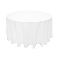 White Round Tablecloth 275cm