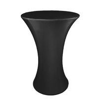 Black Cocktail Dry Bar Cover (Round base 60cm)