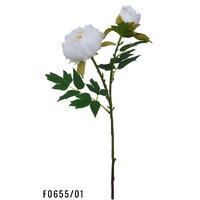 2 Head Peony Spray