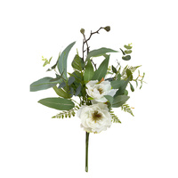 Gum leaves and blossom arrangement