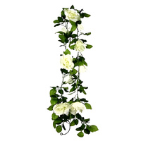 4 x L + 5 x M Head Rose Garland