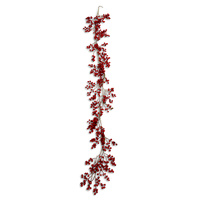 108 Head Red Berry Garland 180cm