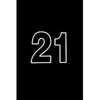 Neon LED '21'