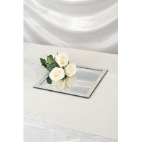 Display Mirror Plate w Acrylic Detail 30cm Wedding