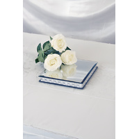 Display Mirror Platform w Acrylic Detail 20cm Wedding