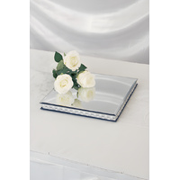 Display Mirror Platform w Acrylic Detail 30cm wedding
