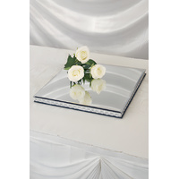 Display Mirror Platform w Acrylic Detail 40cm Wedding