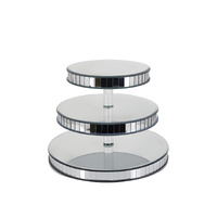 Display Panelled Mirror Cake Stand Wedding
