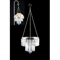 Hanging Basket Acrylic Fancy Rim