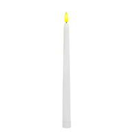 New Full Flame LED Wax Taper Candle