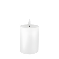 Real Wax Ribbed LED Candle 10cm