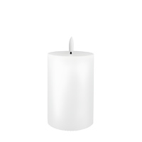 Real Wax Ribbed LED Candle 12.5cm