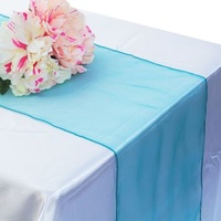 Organza Table Runner - Turquoise