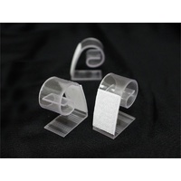 Table Skirt Clips LARGE Plastic w/hook& pile tape - Bag of 10