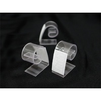 Table Skirt Clips SMALL Plastic w/hook& pile tape - Bag of 10