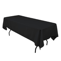 Tablecloth Rectangle 127x305cm - Black