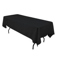 Tablecloth Rectangle 152x320cm - Black