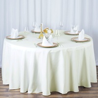 Tablecloth Round 230cm (Diameter) Round - Cream