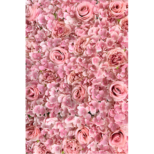 Hydrangea / Rose Flower Wall Panel