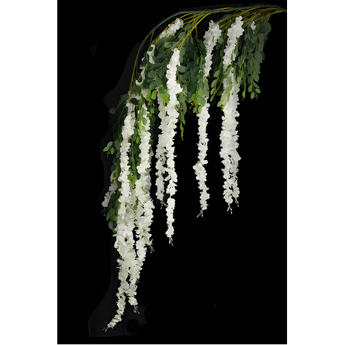 Giant Wisteria Garland White