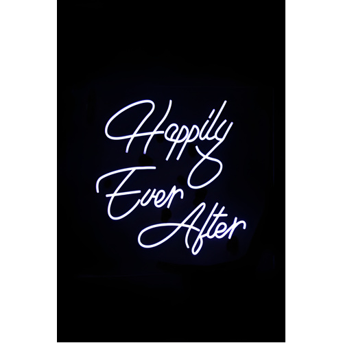 Neon LED 'Happily Ever After'