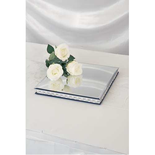 Display Mirror Platform w Acrylic Detail 30cm wedding