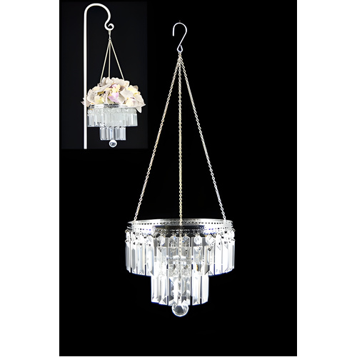 Hanging Basket Acrylic Fancy Rim