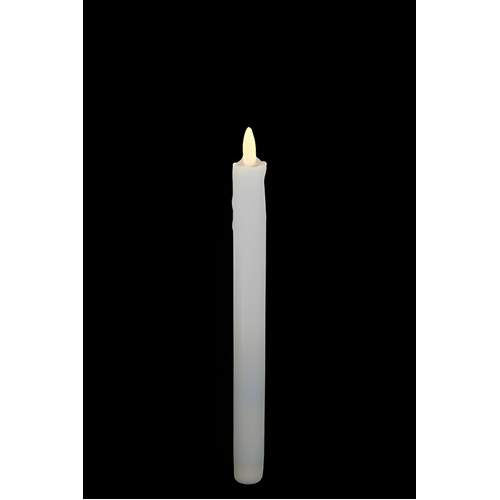 LED Flicker Candle with Drip (requires 2xAA batteries)