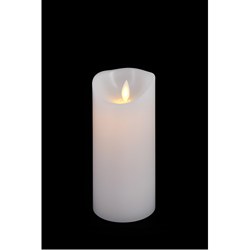 Moving Flame Real Wax LED Candle 17.5cm