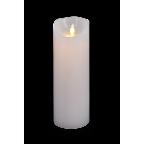 Moving Flame Real Wax LED Candle 22.5cm
