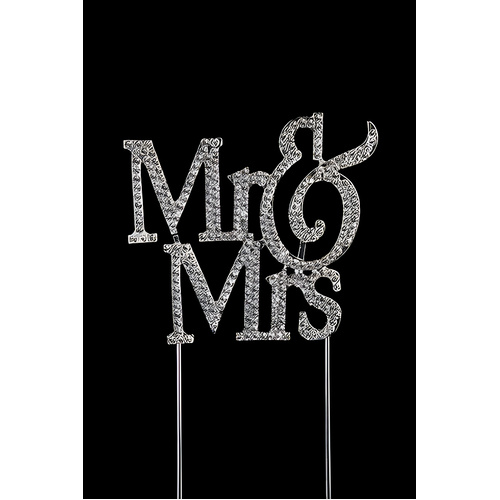 Diamante Cake 'Mr & Mrs'