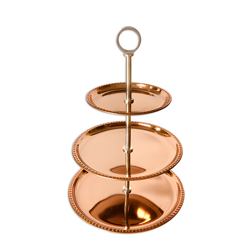 3 Tier Cupcake Stand in Copper colour