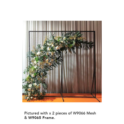 Plastic Mesh for Flower Wall Frame Black