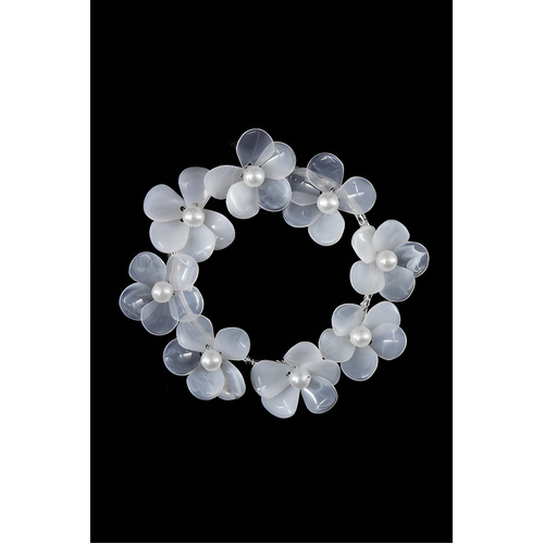 Flower Pearl Stamen Ring - 10cm Diameter