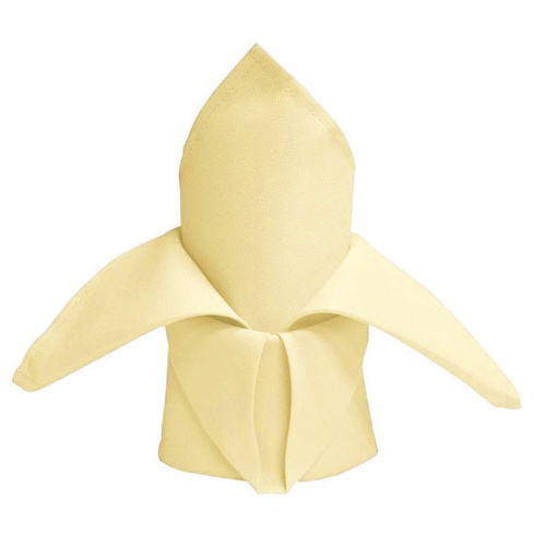 5 x Cream Fabric Napkin