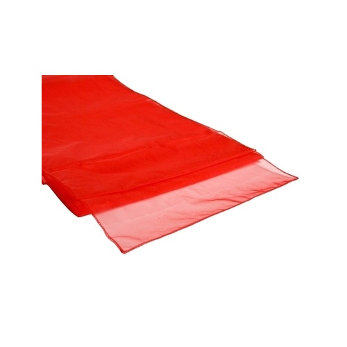 Organza Table Runner - Red