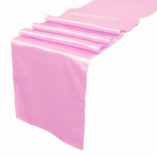 Satin Table Runner - Pink