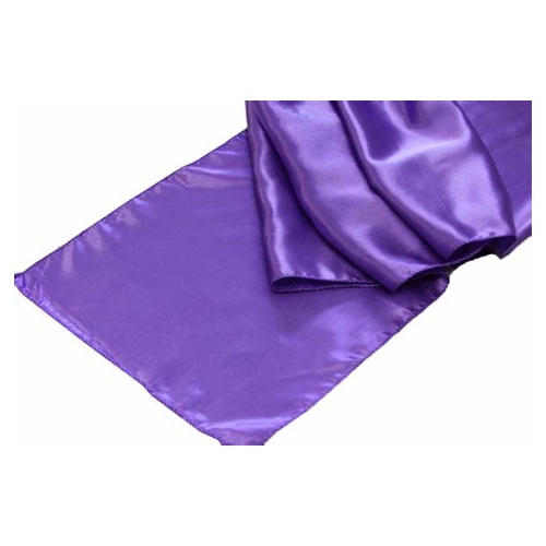 Satin Table Runner - Purple