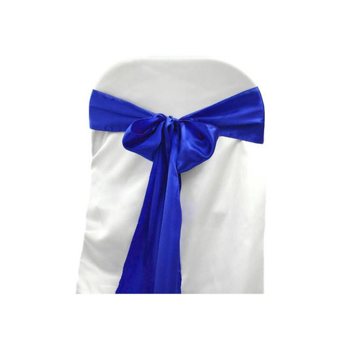 Pack of 5 Satin Chair Sashes - Royal Blue