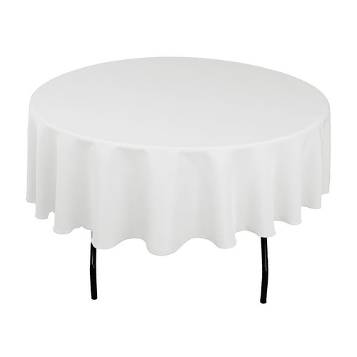 Premium Tablecloth Round 230cm (Diameter) Round - White
